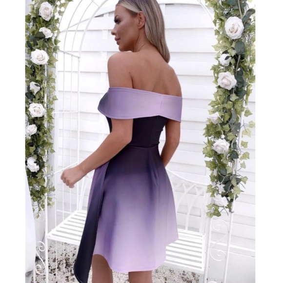 Lavender‎ Purple Layered Summer Dress Elegant - Size S - Picture 1 of 5